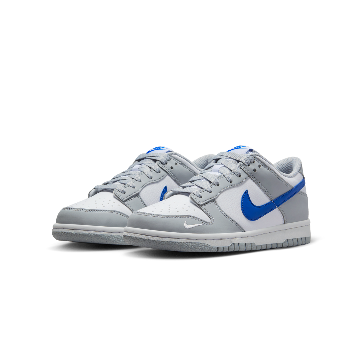 Nike Dunk Low Mini Swoosh Wolf Grey Game Royal (GS)