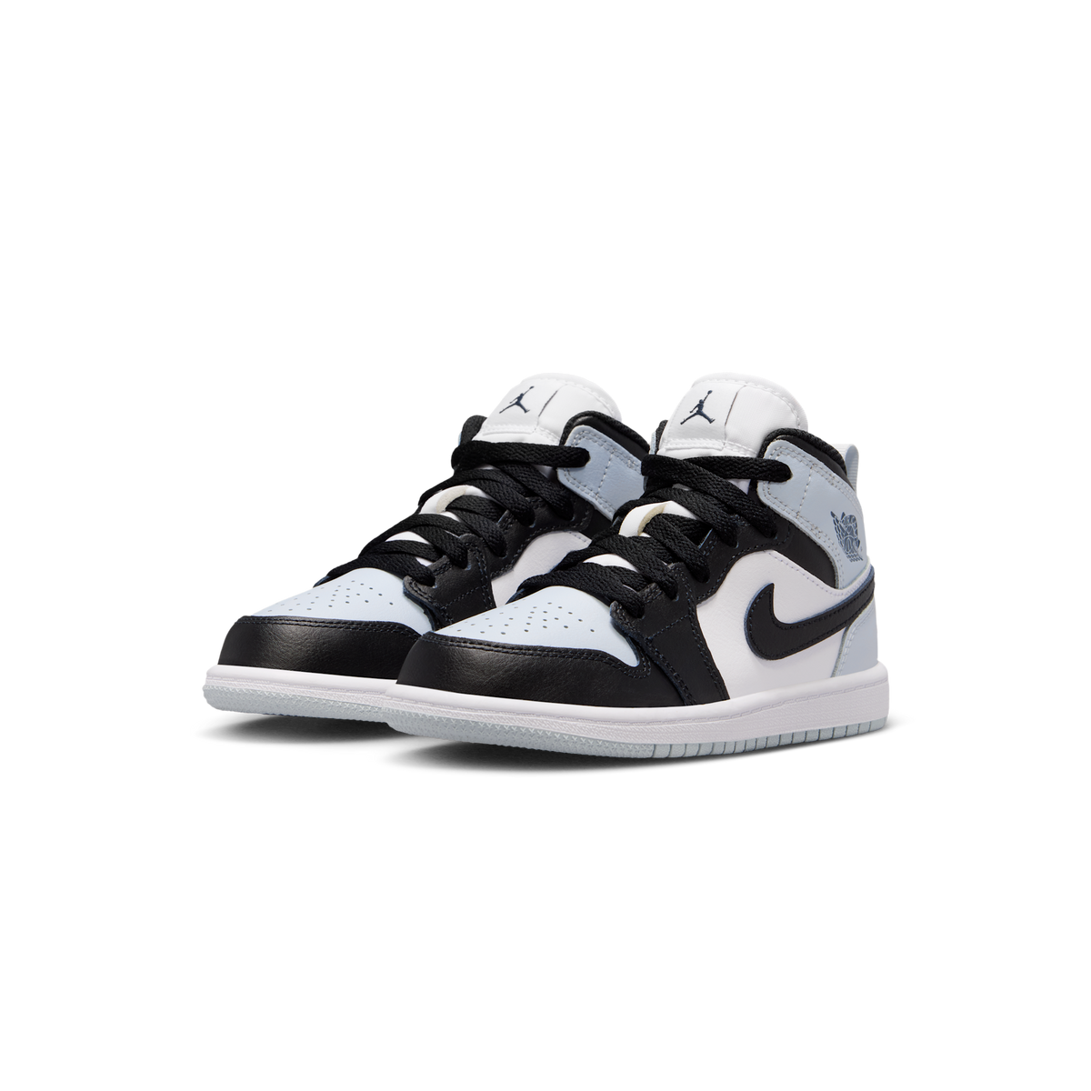 Jordan 1 Mid Black Aura Squadron Blue (PS)