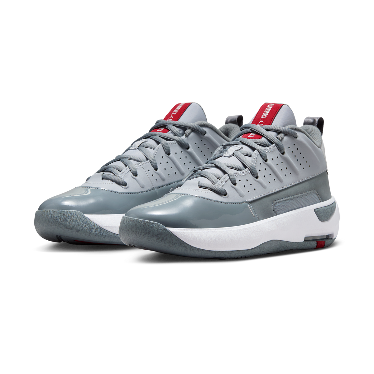Jordan Max Aura 7 Wolf Grey Varsity Red