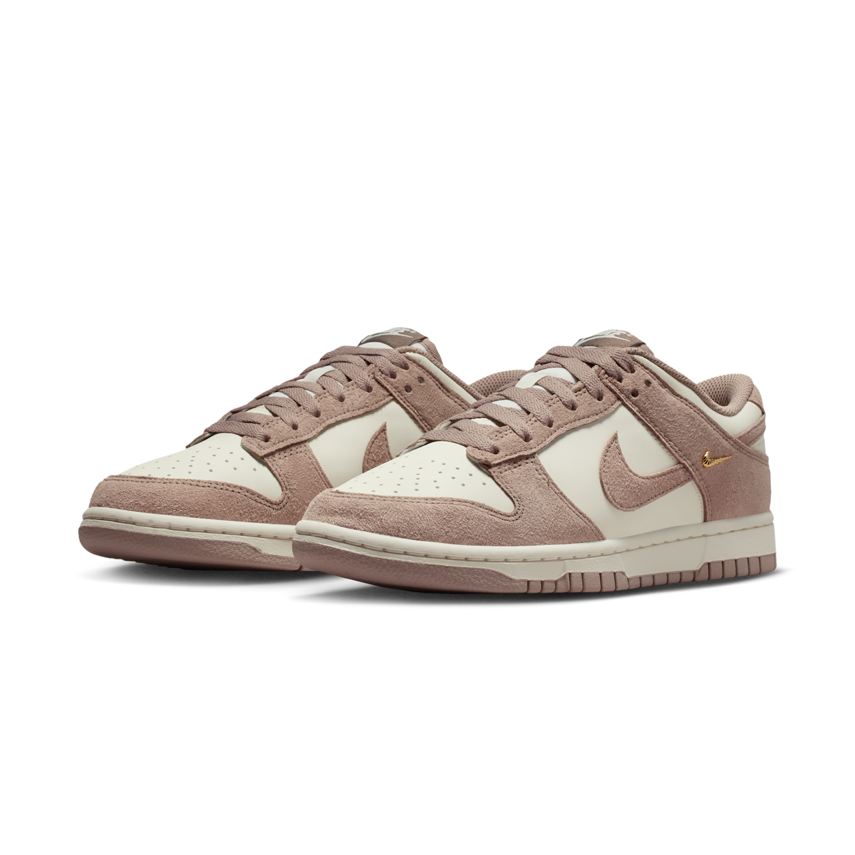 Nike Dunk Low Malt Gold Mini Swoosh (Women's) | IB4417-105