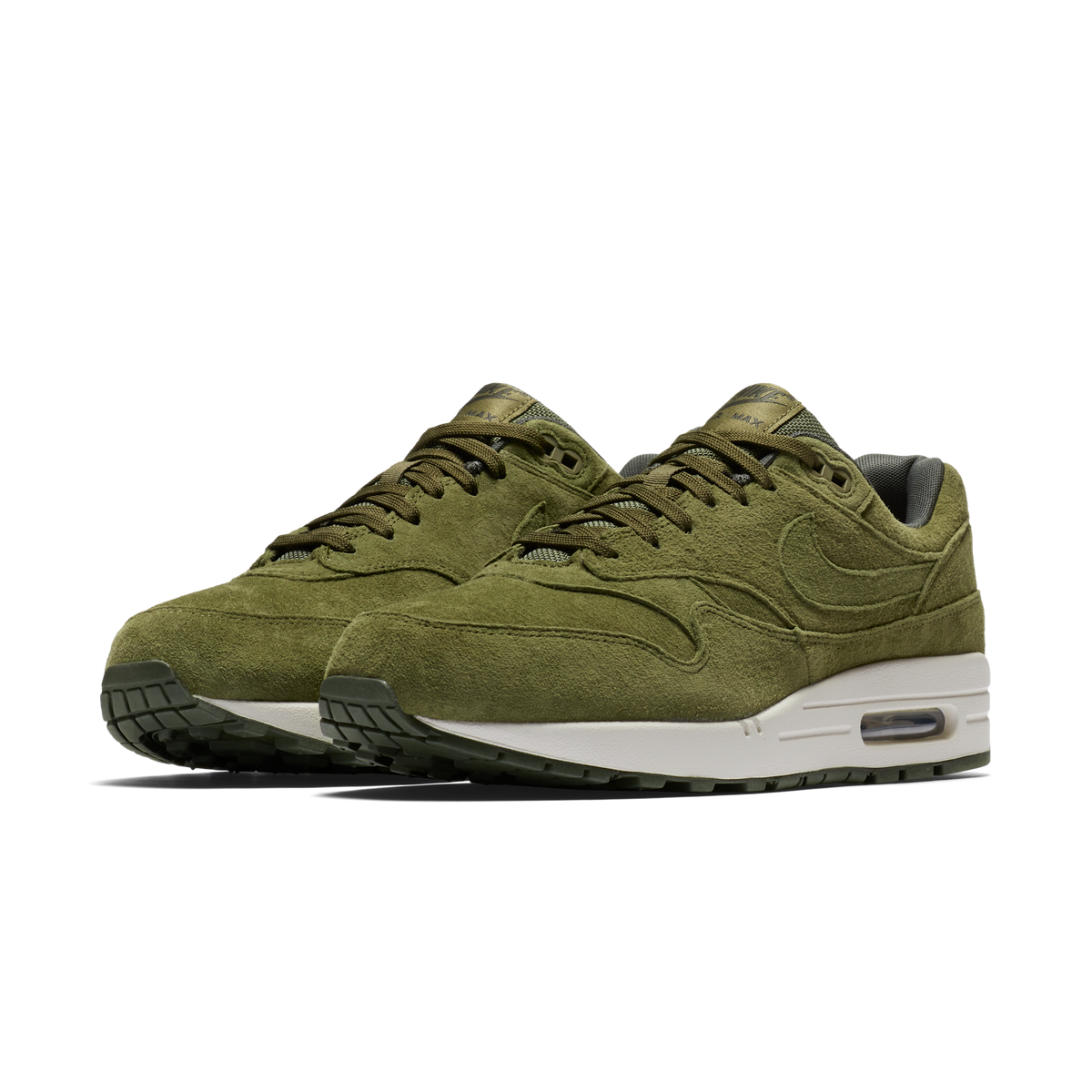 Nike Air Max 1 Olive Canvas Suede