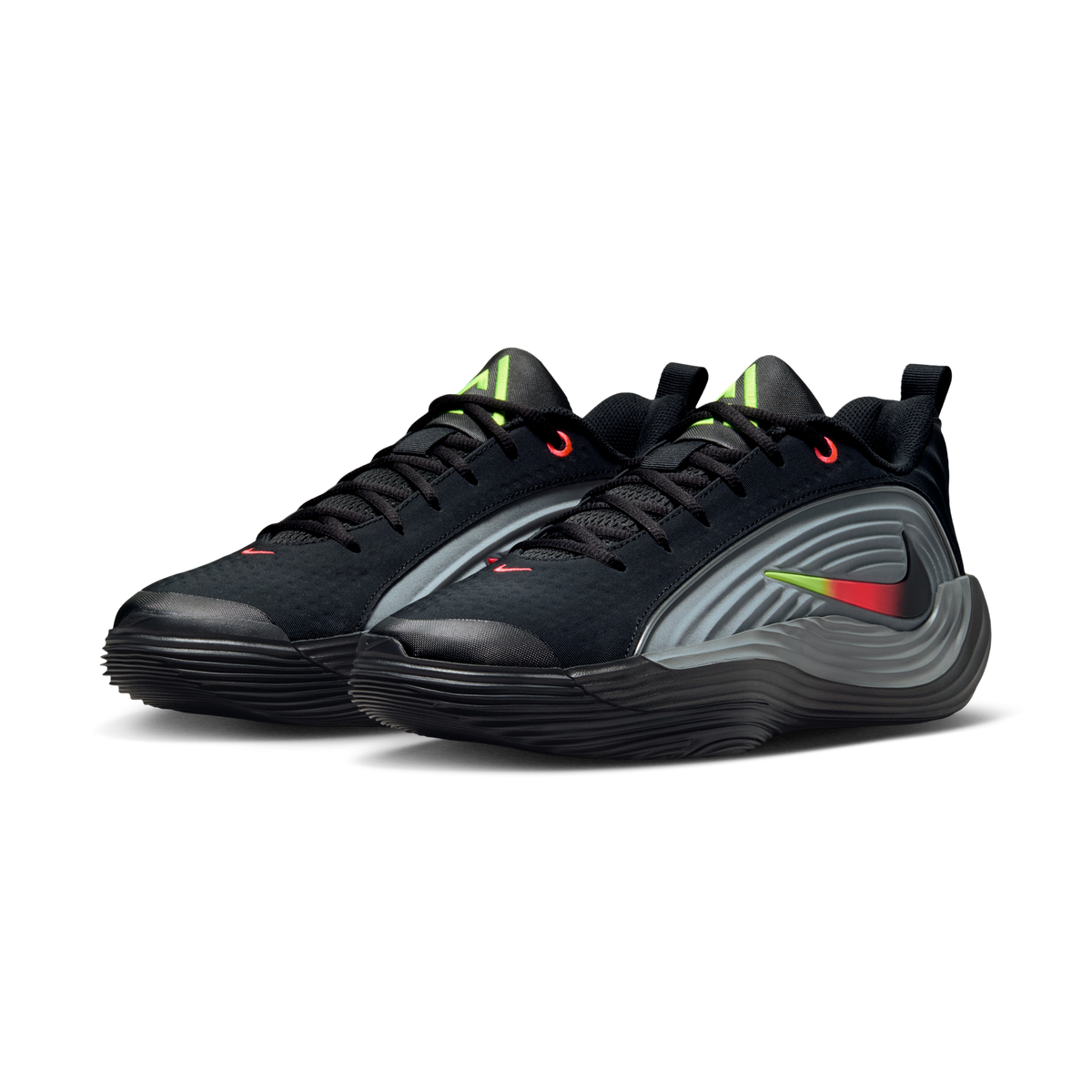 Nike Giannis Immortality 5 Black Volt Bright Crimson | IM5130-001