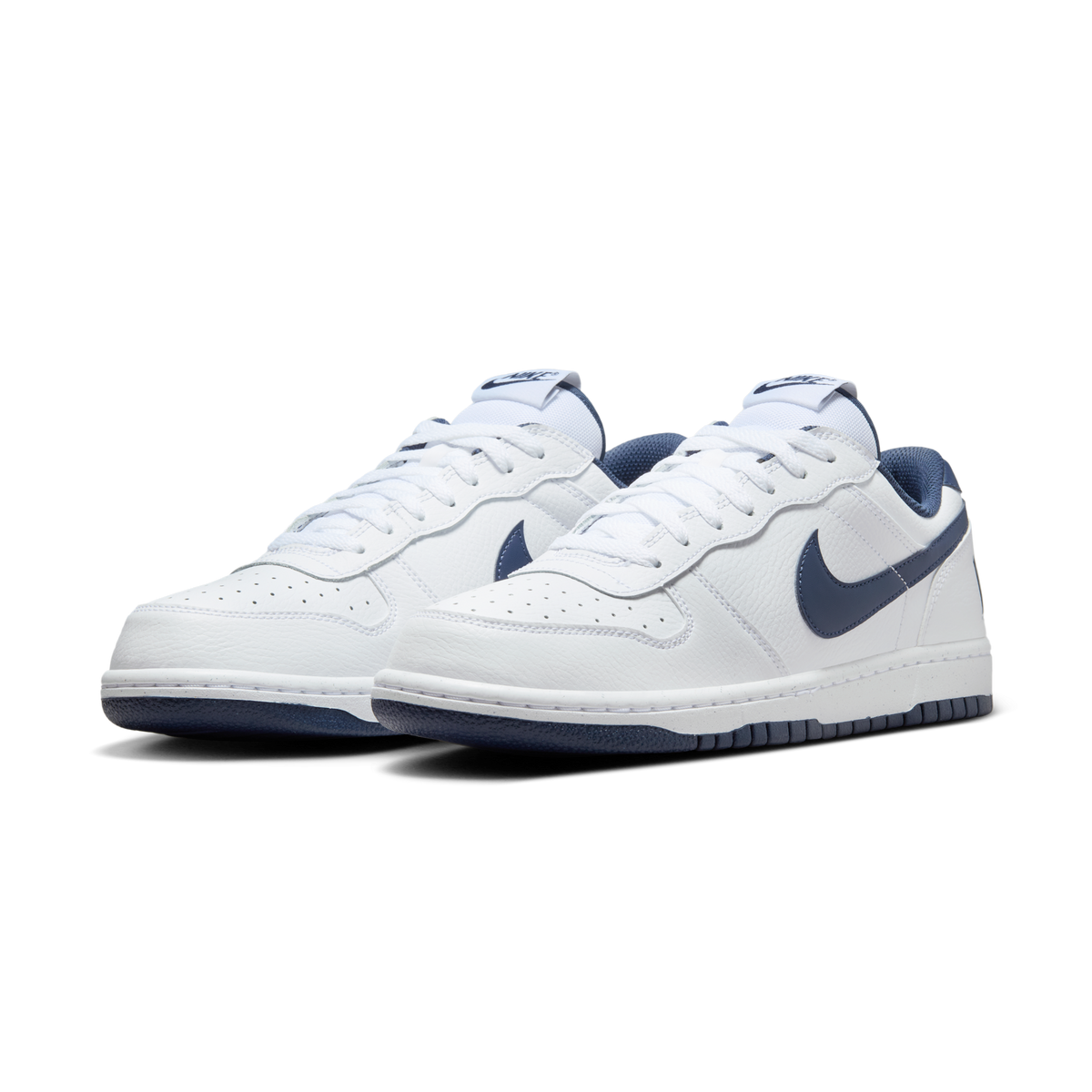 Nike Big Nike Low White Midnight Navy | 355152-140