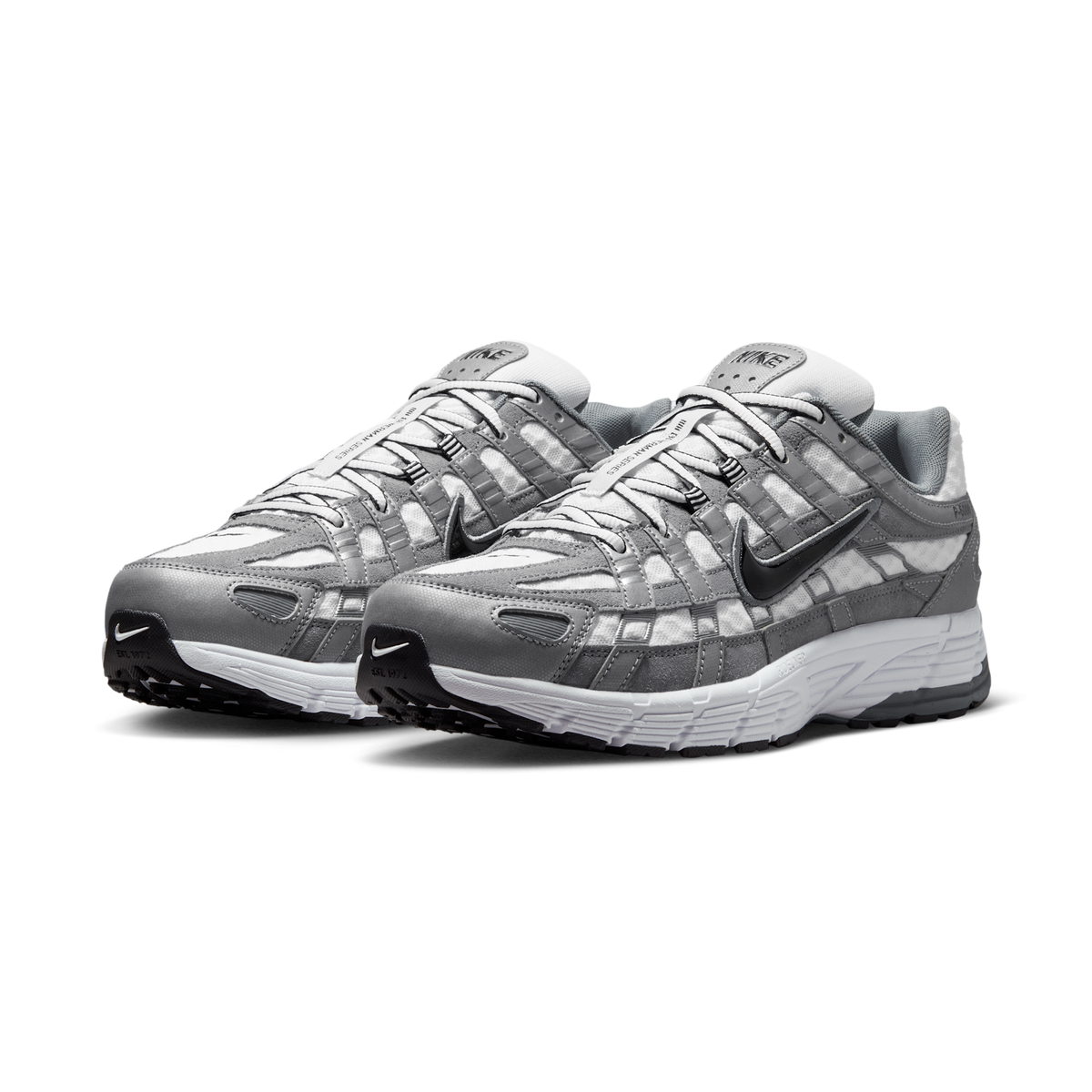 Nike P-6000 White Metallic Cool Grey Black