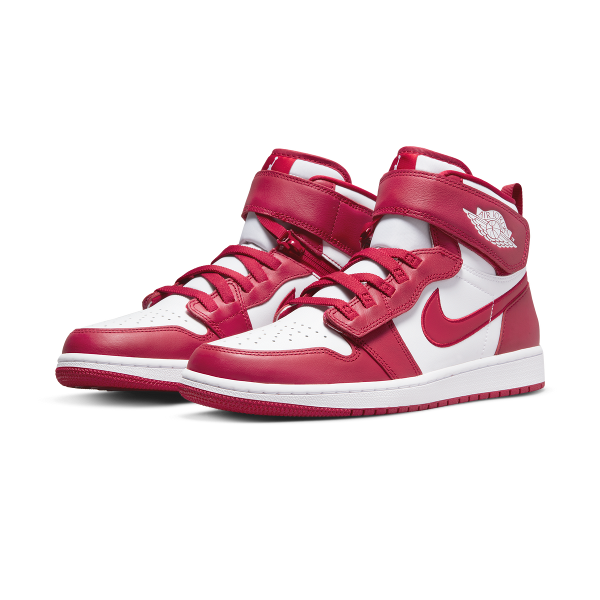 Jordan 1 High FlyEase White Cardinal Red