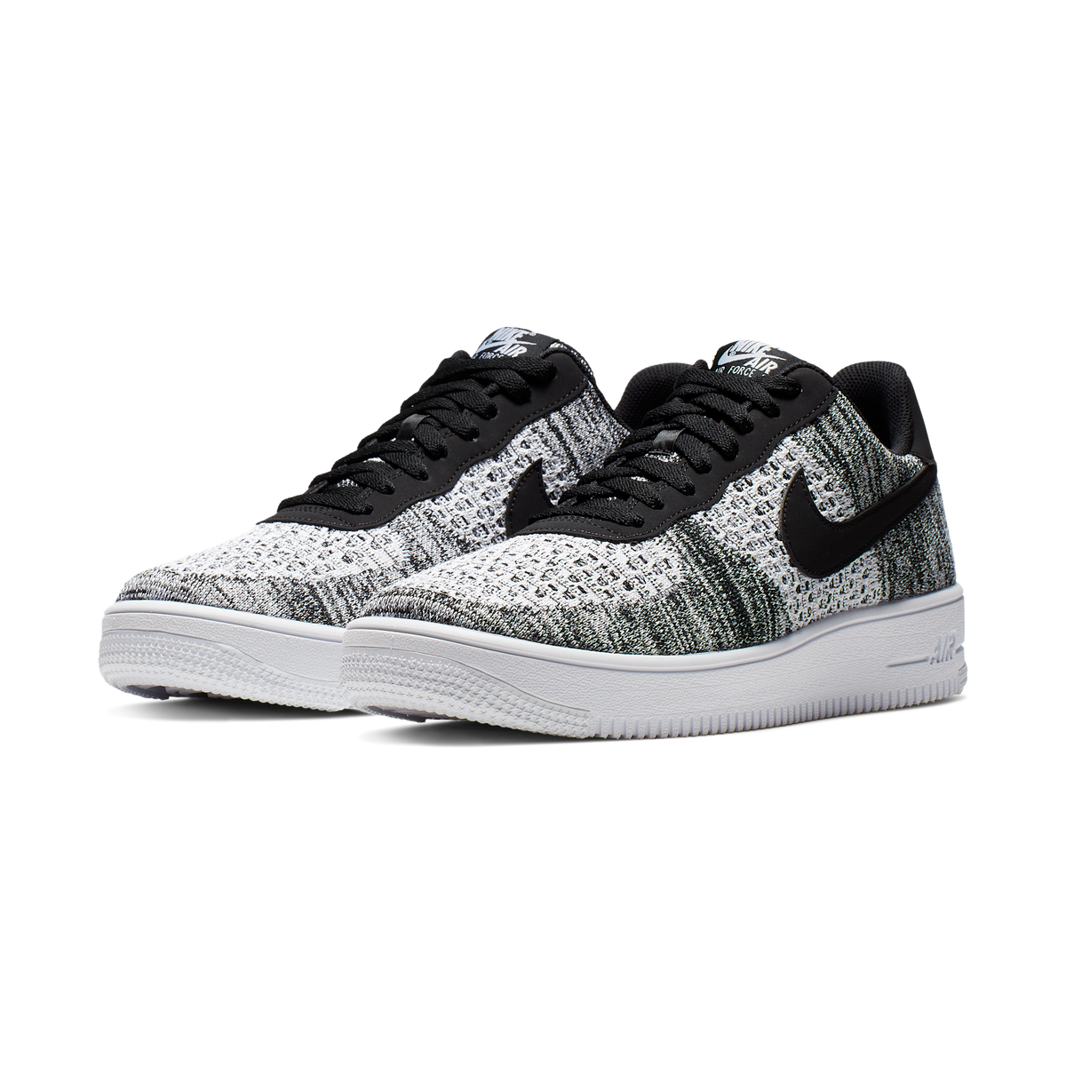 Nike Air Force 1 Flyknit 2 Black Pure Platinum