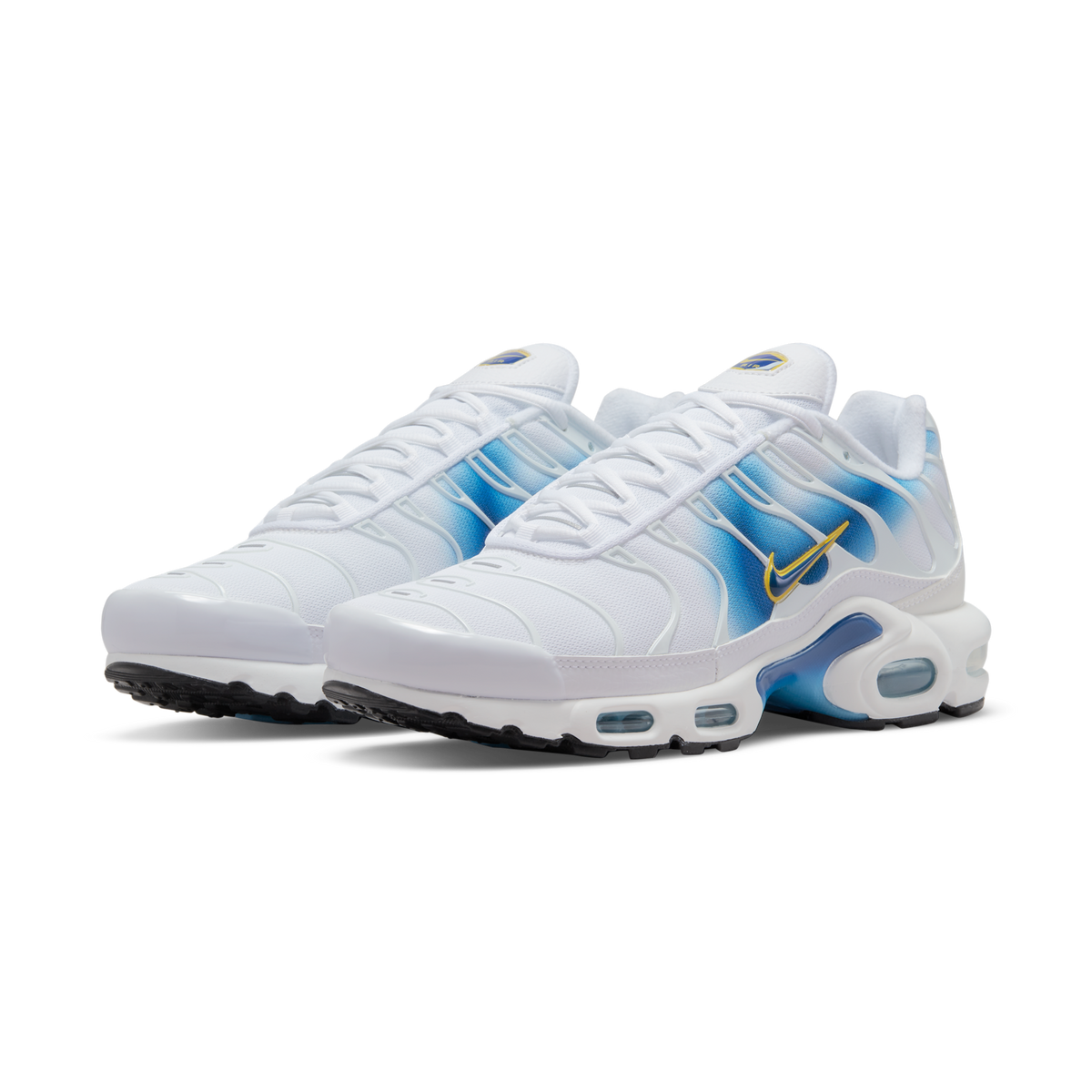 Nike Air Max Plus Spray Paint Swoosh White Blue | DX8962-100