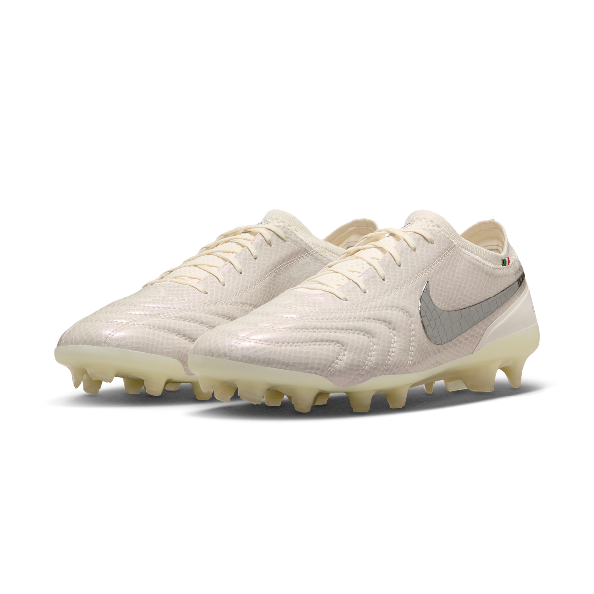 Nike Tiempo Legend 10 Elite Luxe FG Montebelluna Leather White Snakeskin | FZ1487-100