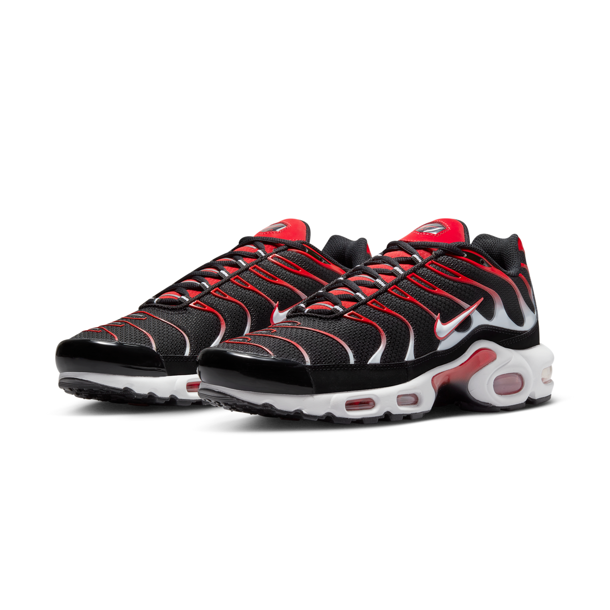 Nike Air Max Plus Black White University Red | DM0032-004