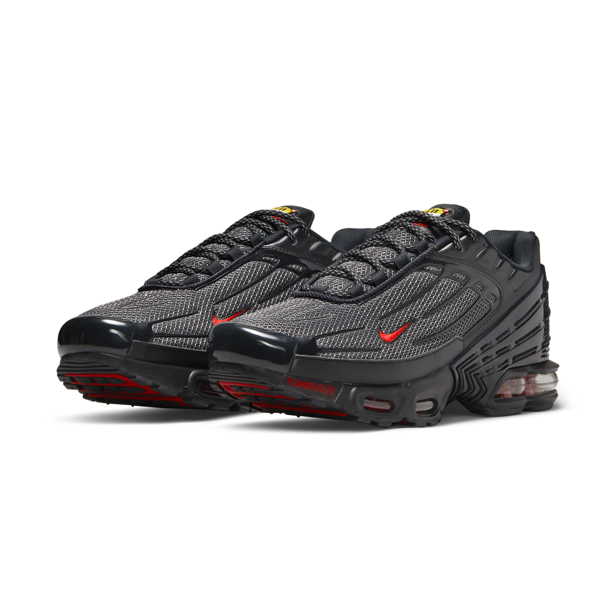 Nike Air Max Plus 3 Black Reflective Silver University Red | DO6385-002