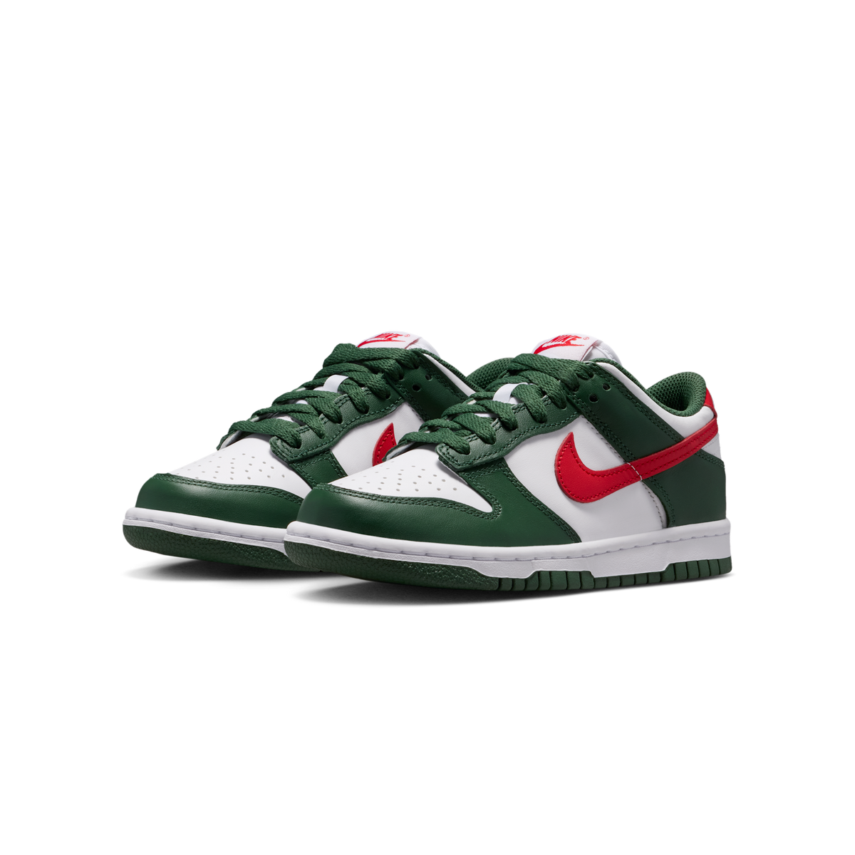 Nike Dunk Low Fir White University Red (GS) | IO7453-323
