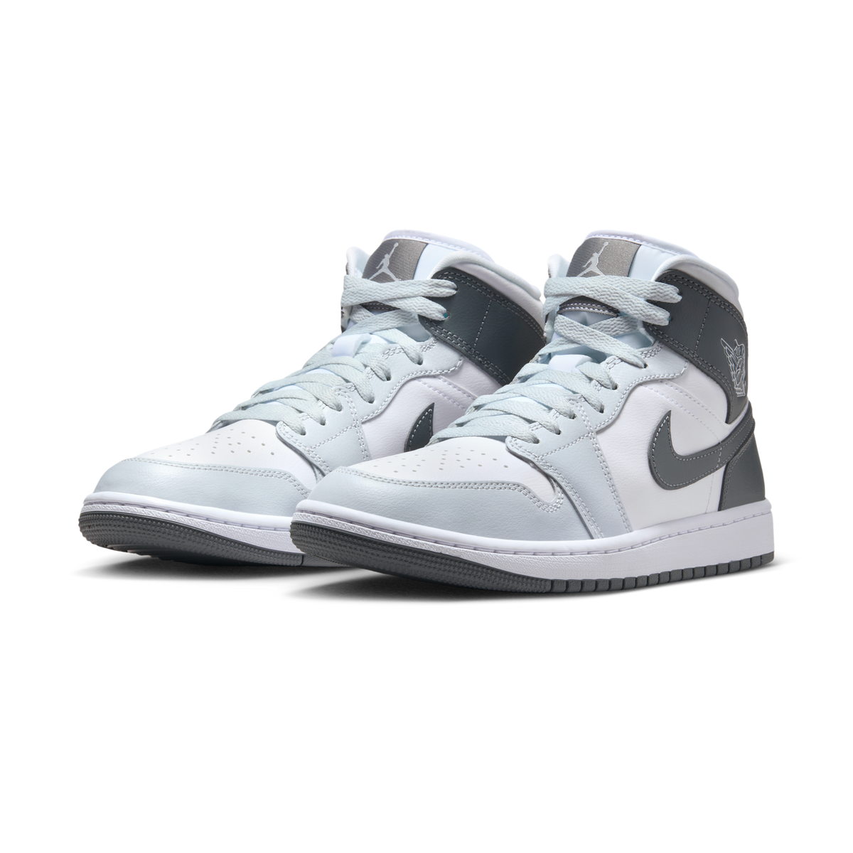 Jordan 1 Mid White Smoke Grey (Women's)