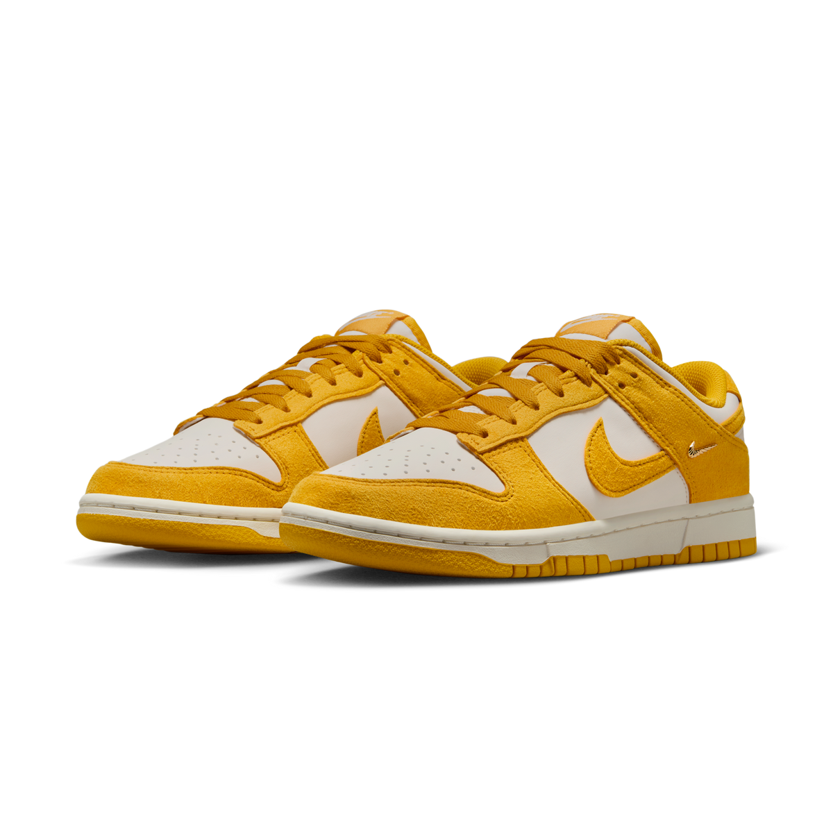 Nike Dunk Low Dark Sulfur Gold Mini Swoosh (Women's) | IB4417-101