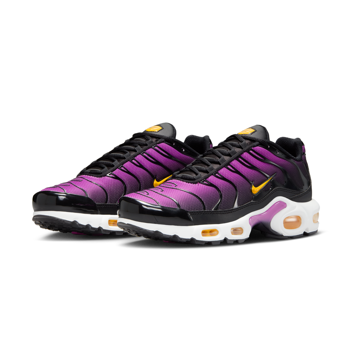 Nike Air Max Plus Black Laser Orange White Hyper Violet (Women's) | DZ3670-005
