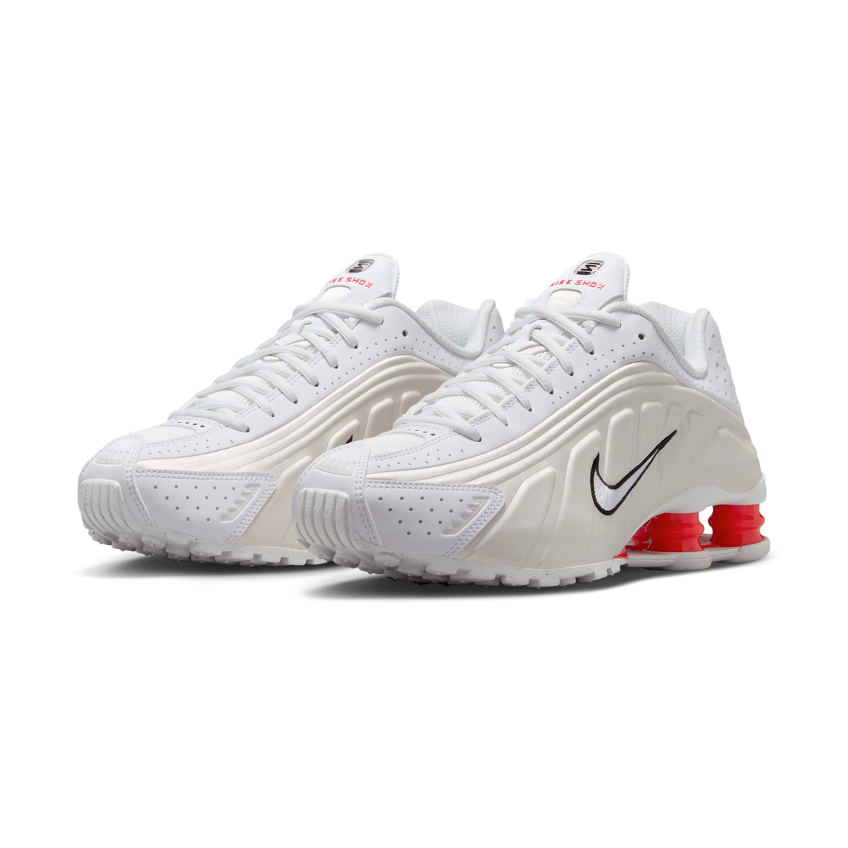 Nike Shox R4 White Phantom Picante Red (Women's)