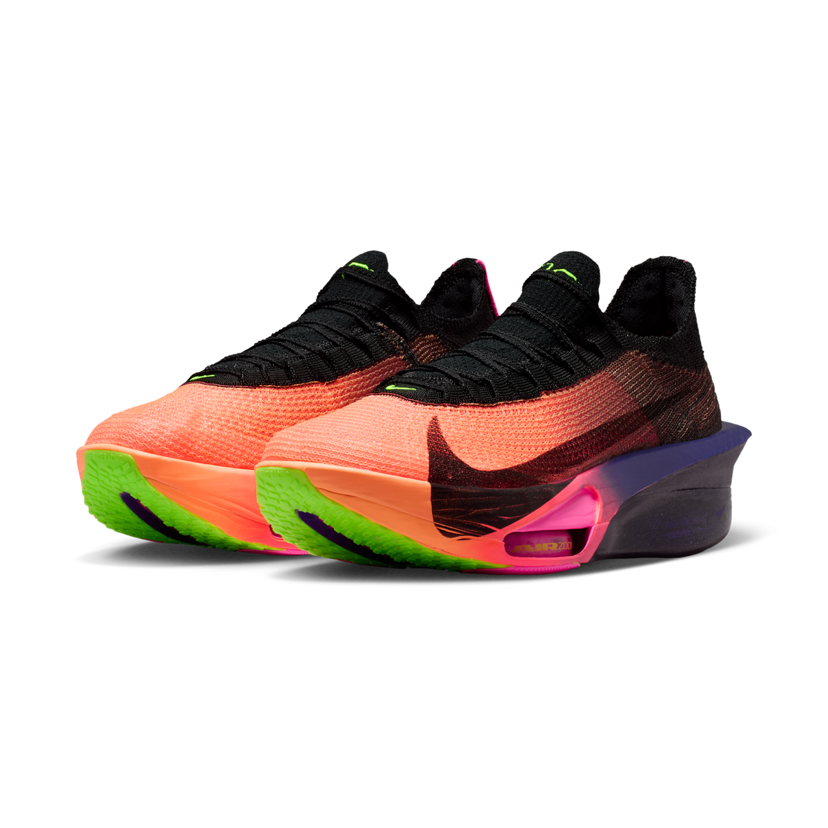 Nike Air Zoom Alphafly Next% 3 Glam Orange Pulse Purple Dynasty | IO9573-800