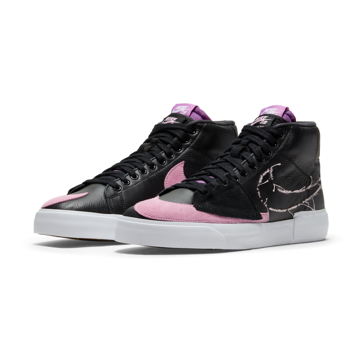 Nike SB Zoom Blazer Mid Edge Black Pink Rise | DA2189-002