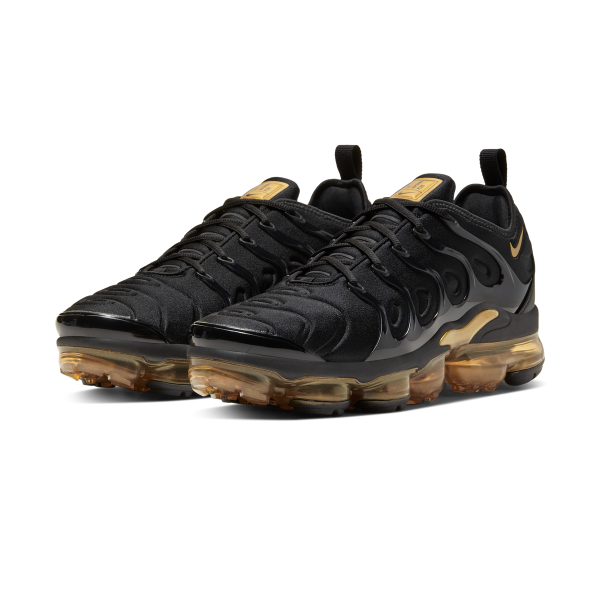 Nike Air VaporMax Plus Black Metallic Gold | CW7299-001