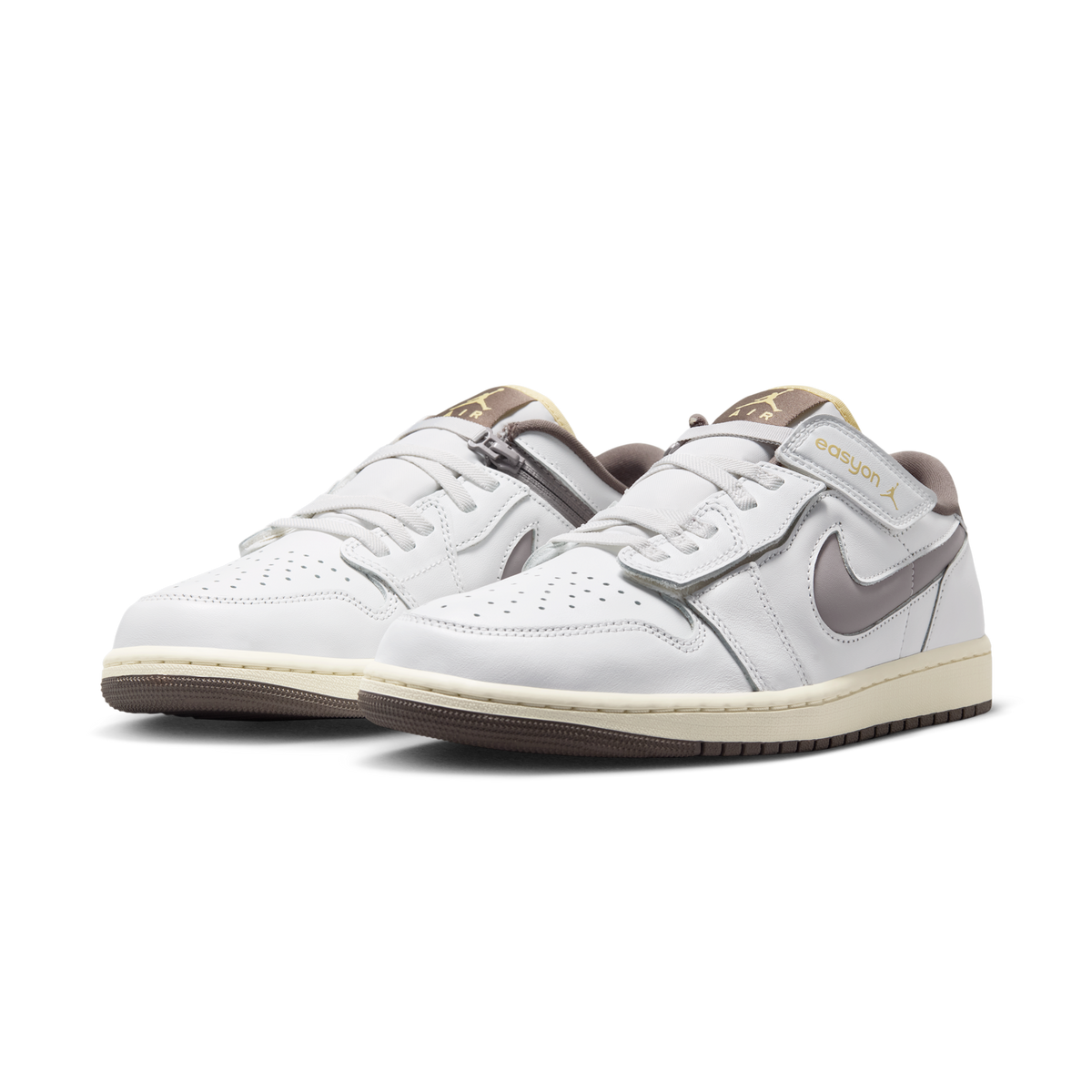 Jordan 1 Low EasyOn White Olive Grey Lemon Wash
