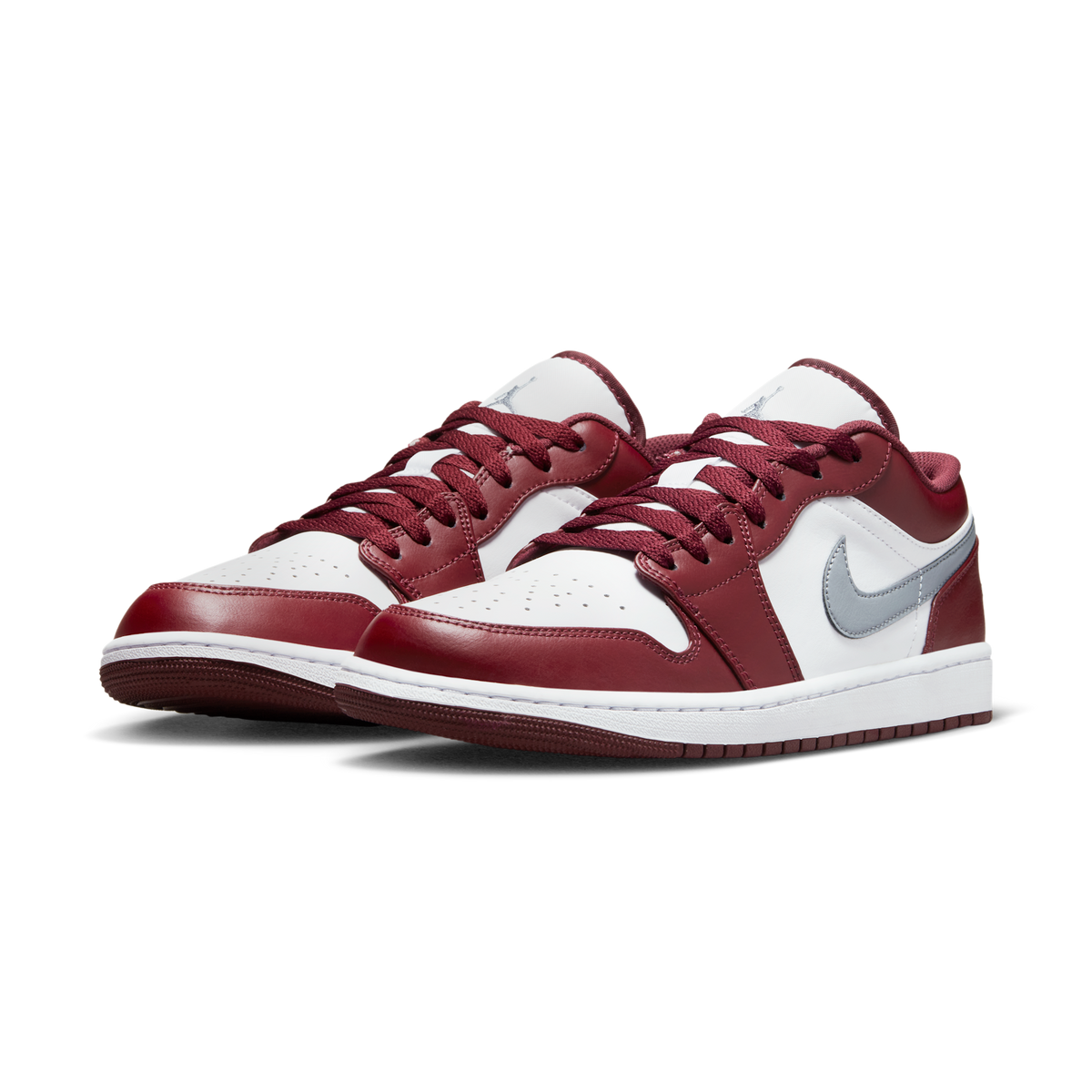 Jordan 1 Low White Bordeaux