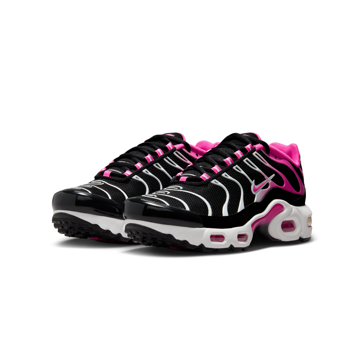 Nike Air Max Plus Black White Laser Fuchsia (GS)