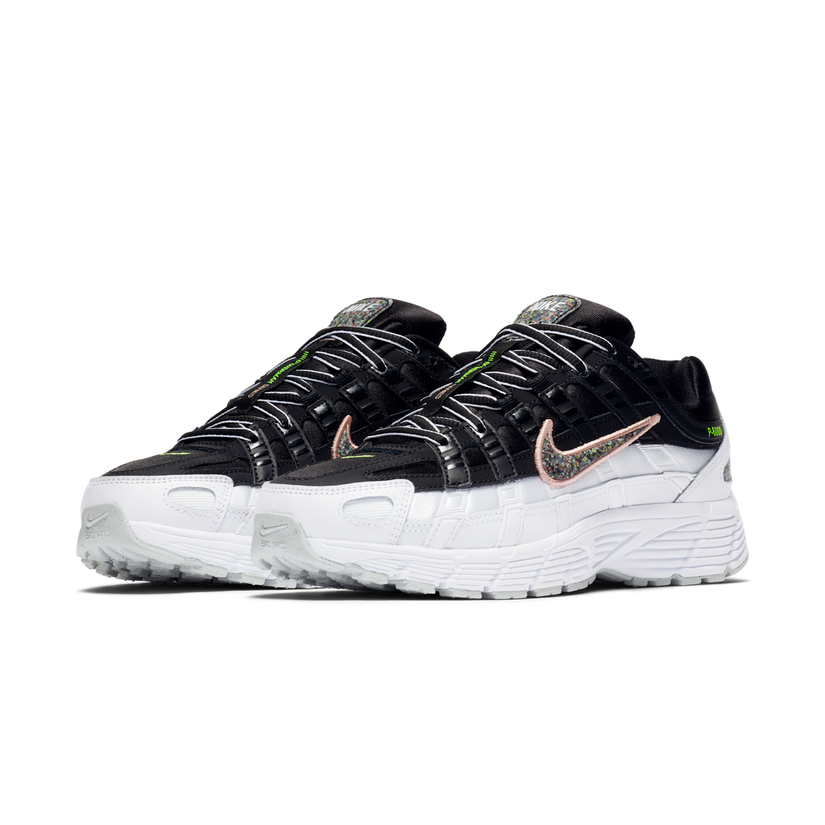 Nike P-6000 SE Black Multi-Color White (Women's)