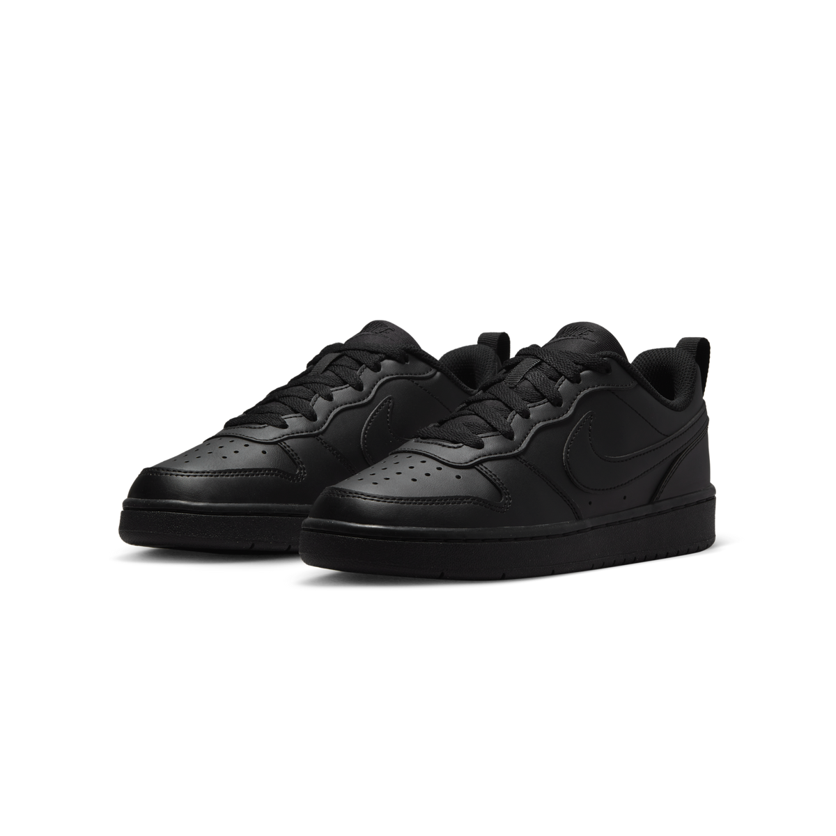 Nike Court Borough Low Recraft Triple Black (GS) | DV5456-002
