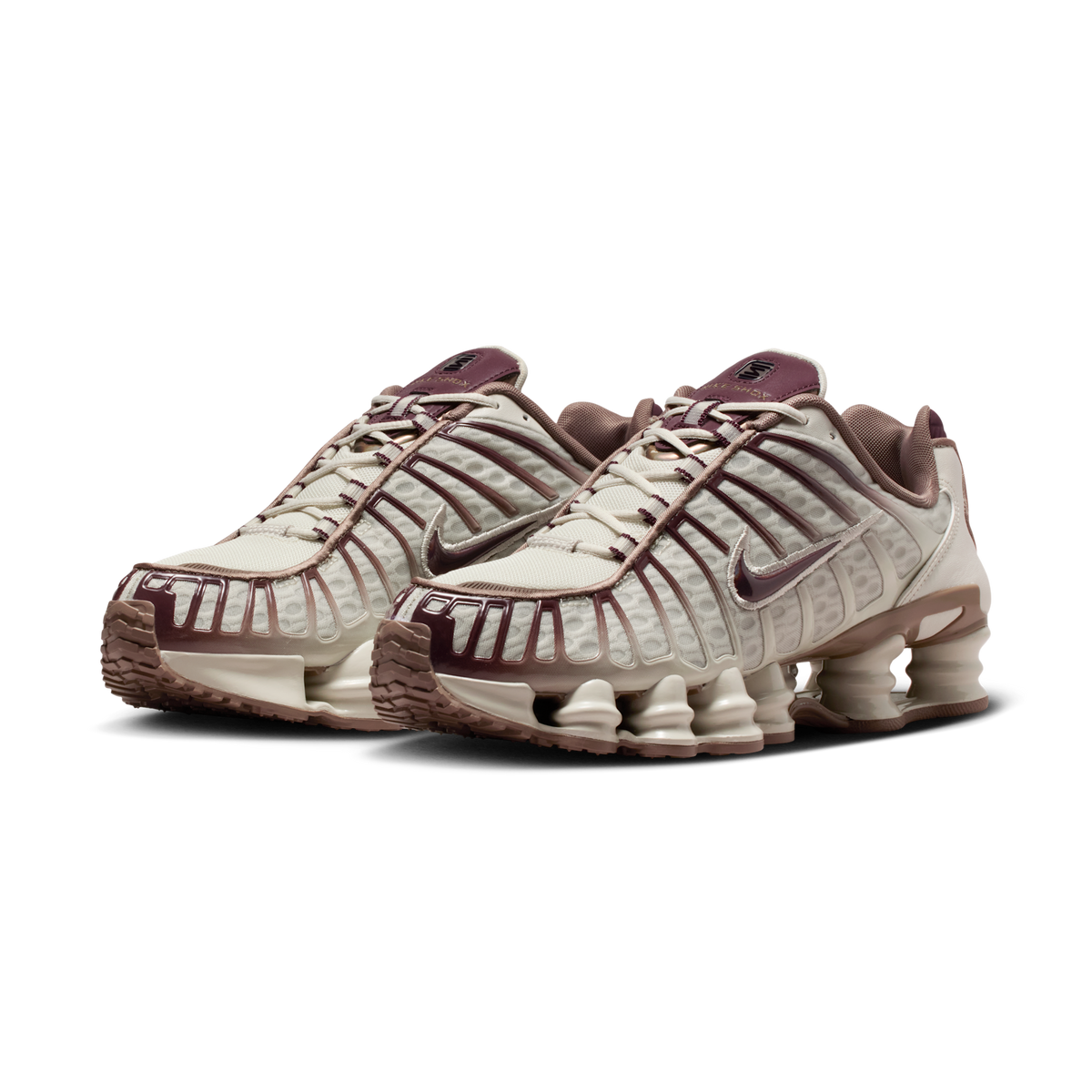 Nike Shox TL Light Bone Burgundy Crush (Women's) | IM6013-072