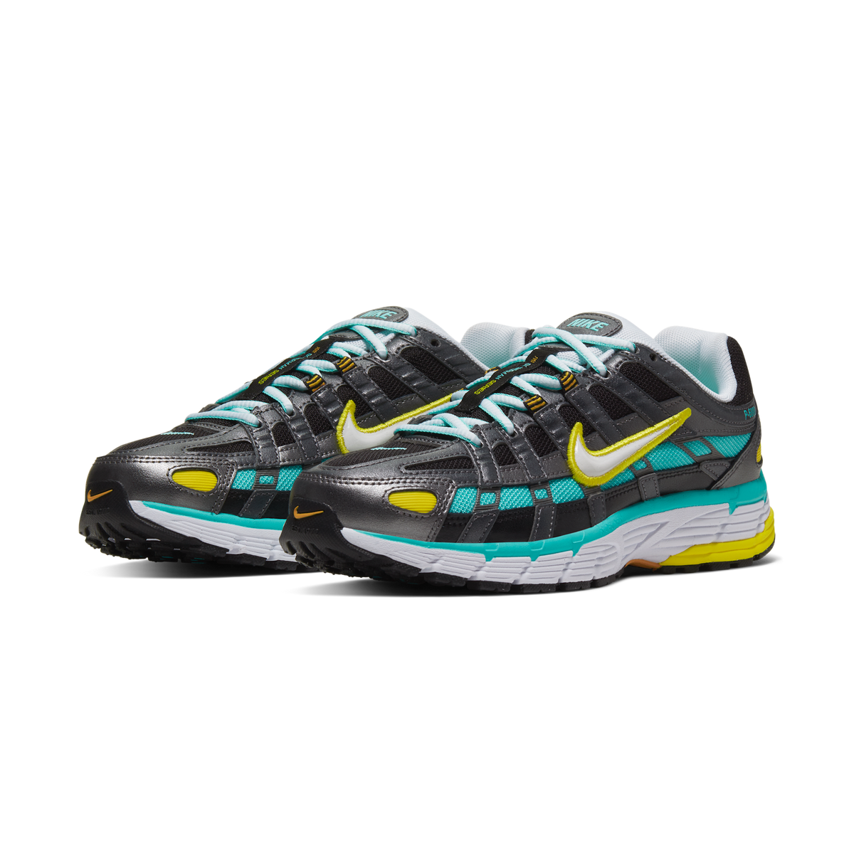 Nike P-6000 Black Teal Yellow (Women's)