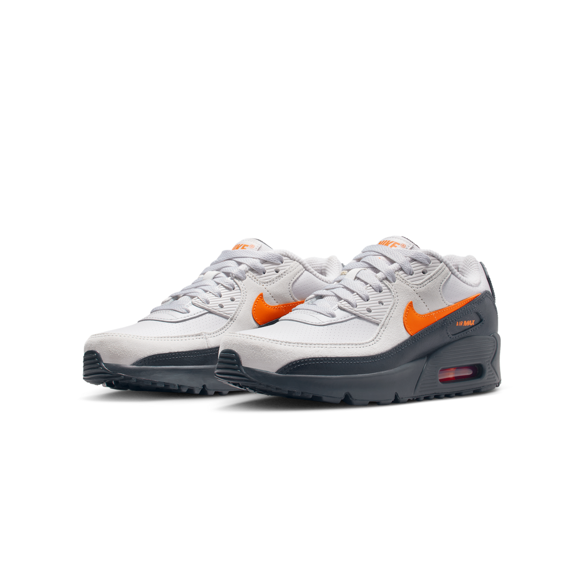 Nike Air Max 90 SE Vast Grey Safety Orange (GS)