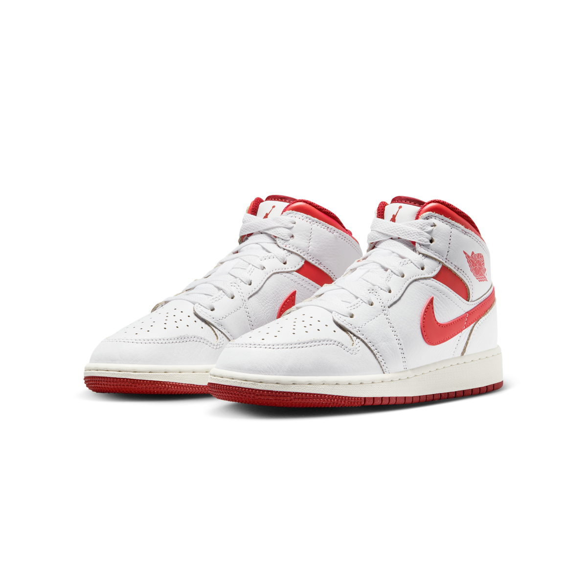 Jordan 1 Mid SE White Dune Red (GS)