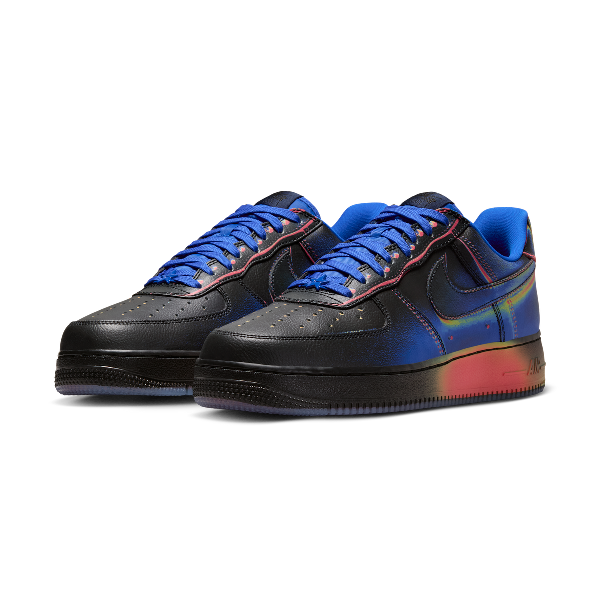 Nike Air Force 1 Low Retro Heat Map Black Racer Blue