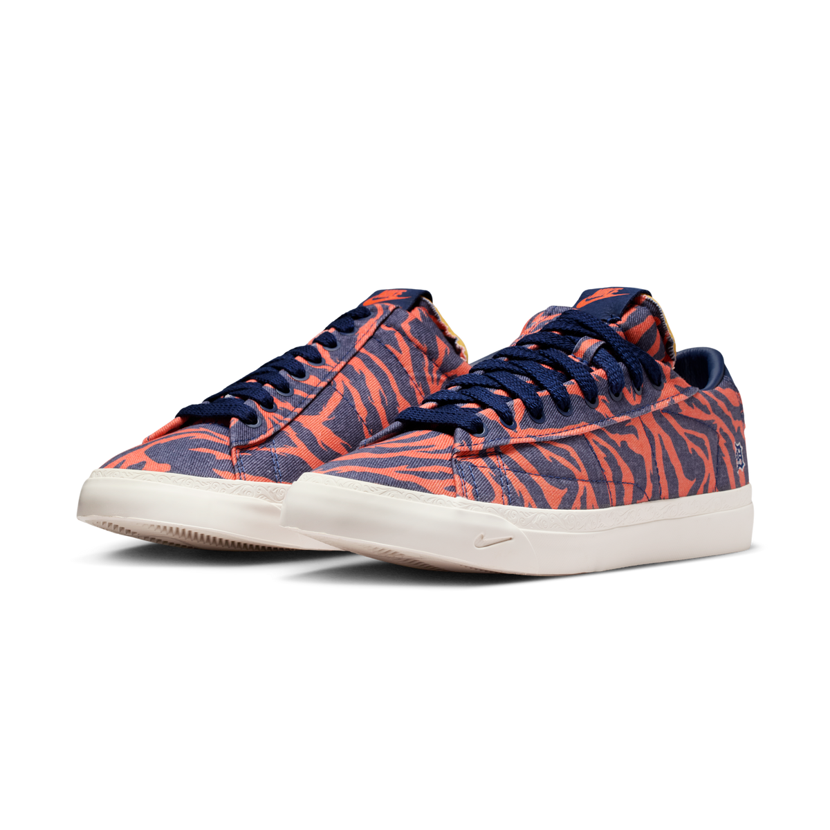 Nike Blazer Low Devin Booker Detroit Tigers Safety Orange Blue Void | HQ2054-801