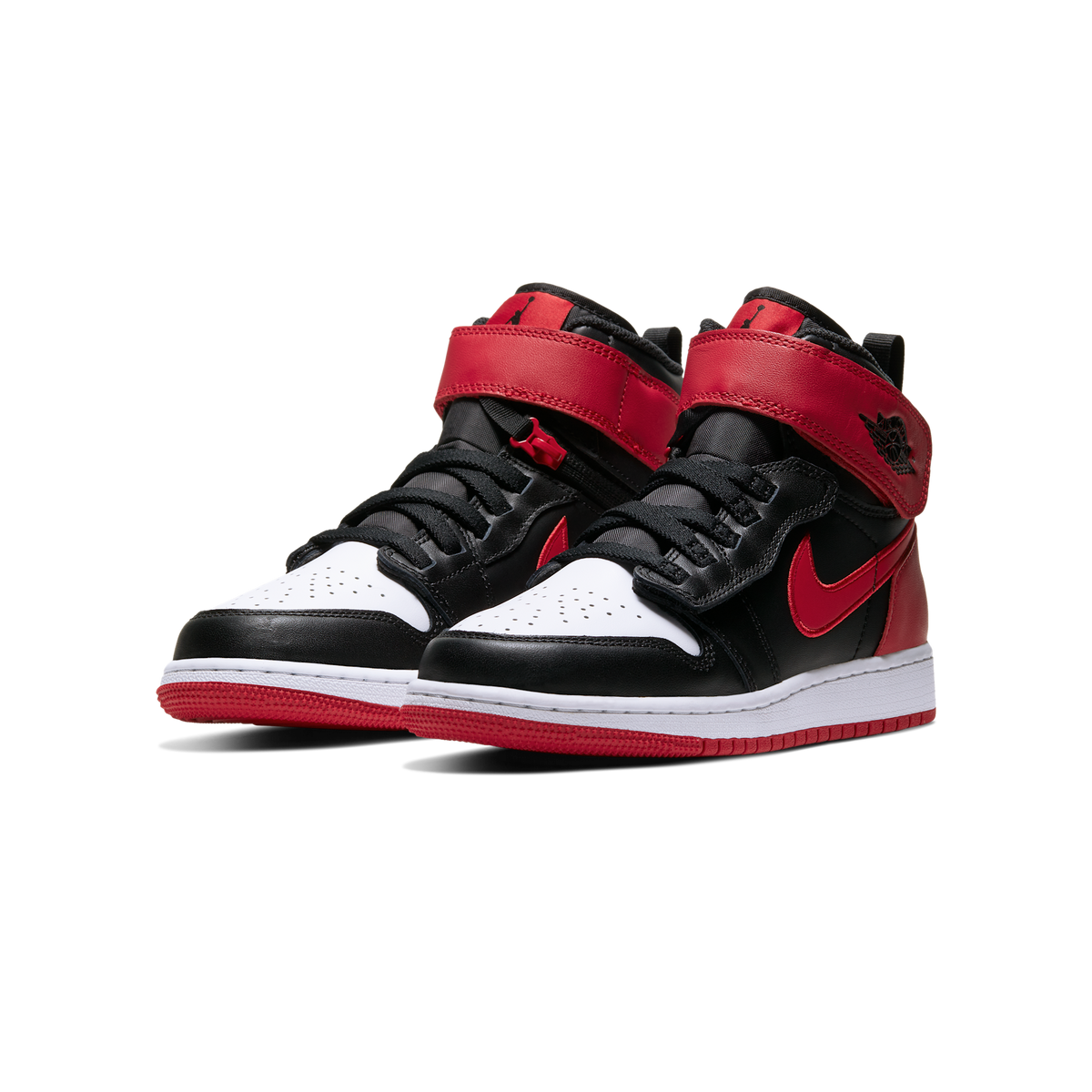 Jordan 1 High FlyEase Bred White Toe (GS)