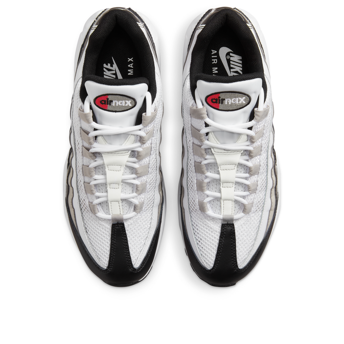 Nike Air Max 95 White Light Iron Ore Black Patent (Women's) | DR2550-100