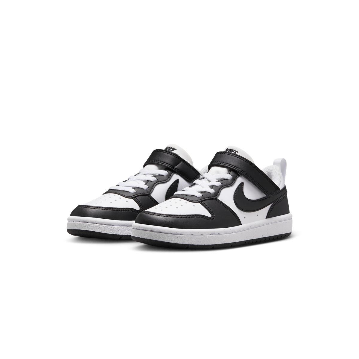Nike Court Borough Low Recraft Black White (PS)