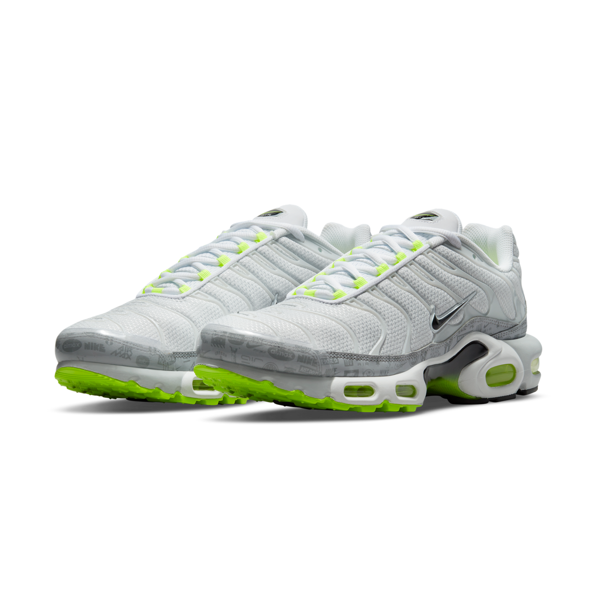 Nike Air Max Plus Platinum Grey Reflective Logos