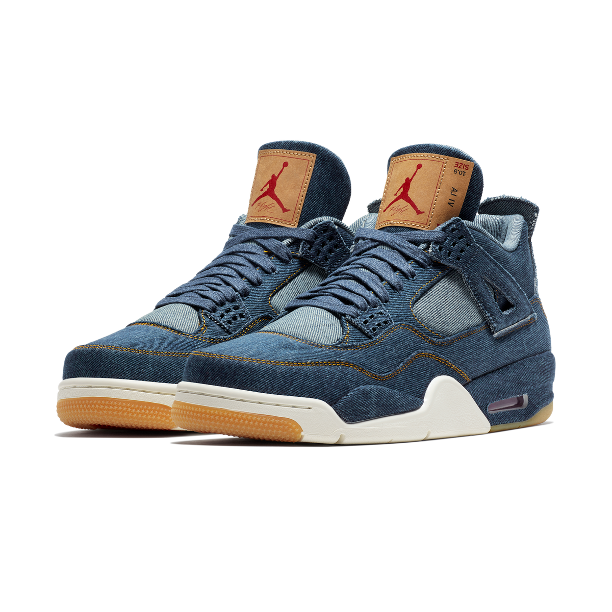 Jordan 4 Retro Levi's Denim (Tag with Levi's Logo)