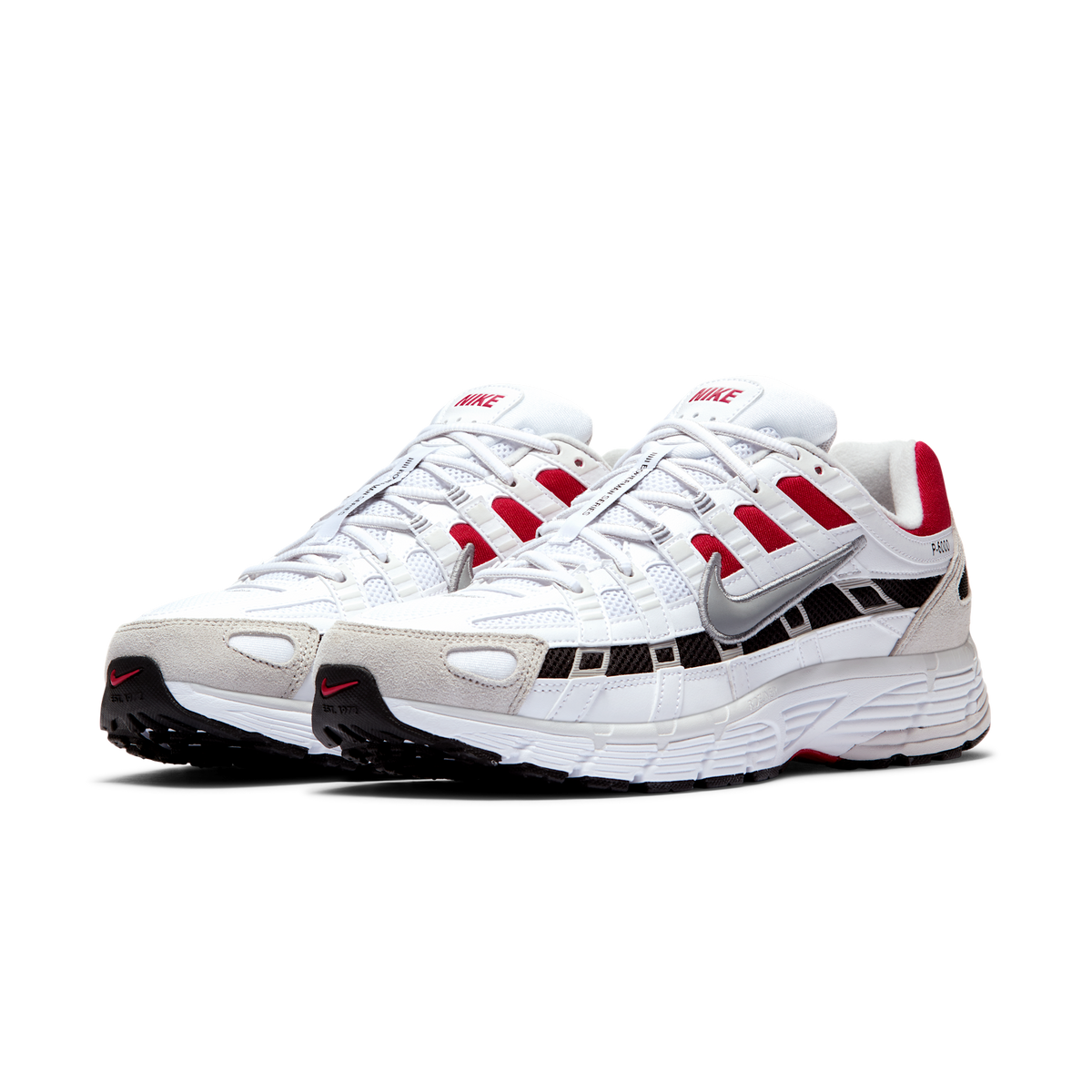 Nike P-6000 White University Red