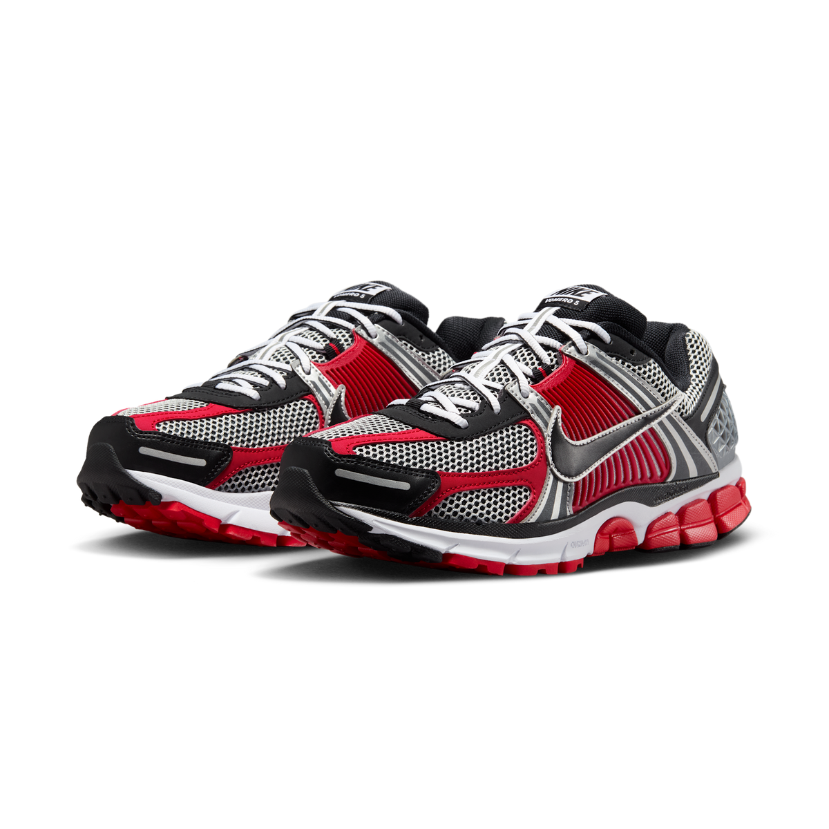 Nike Zoom Vomero 5 Metallic Silver University Red