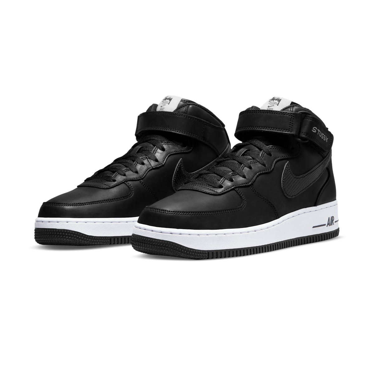 Nike Air Force 1 Mid Stussy Black White