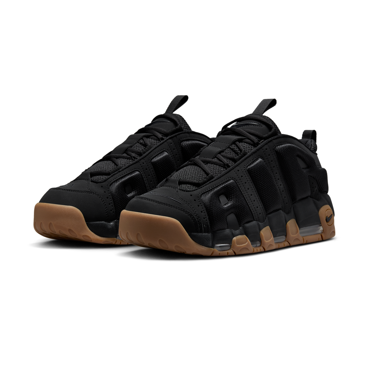 Nike Air More Uptempo Low Black Gum | FZ3055-003