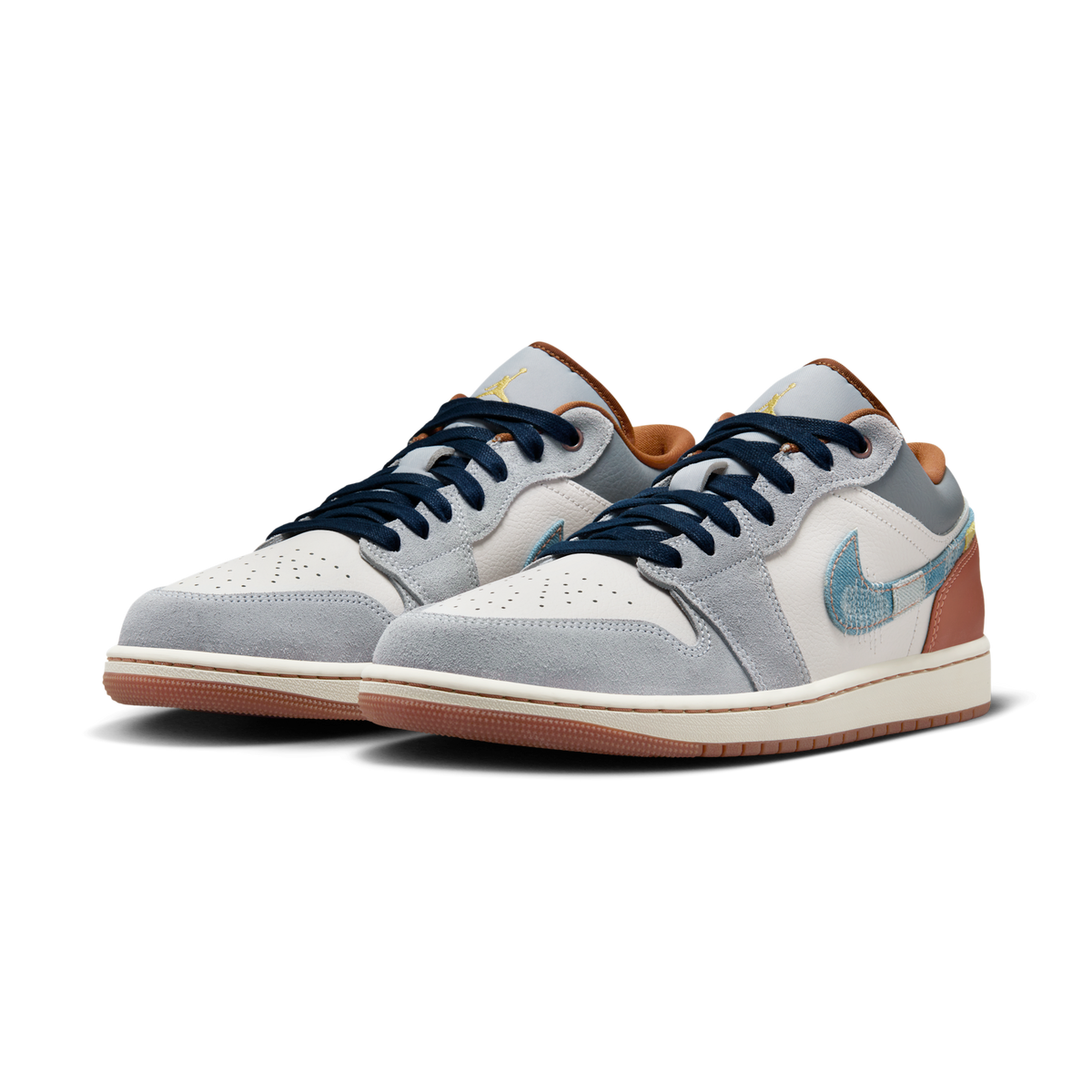 Jordan 1 Low SE Phantom Repaired Denim Swoosh