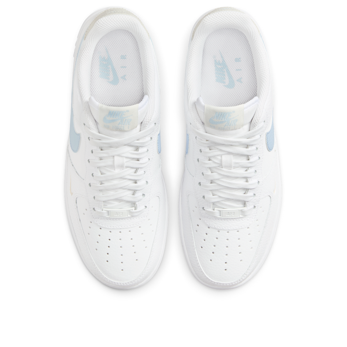 Nike Air Force 1 Low White Light Armory Blue Mini Swoosh (Women's)