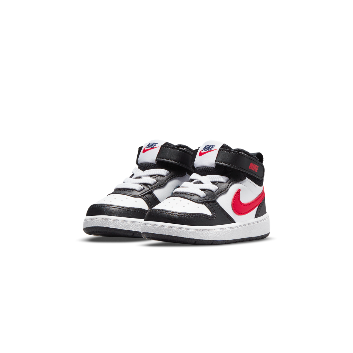 Nike Court Borough Mid 2 White Black University Red (TD)