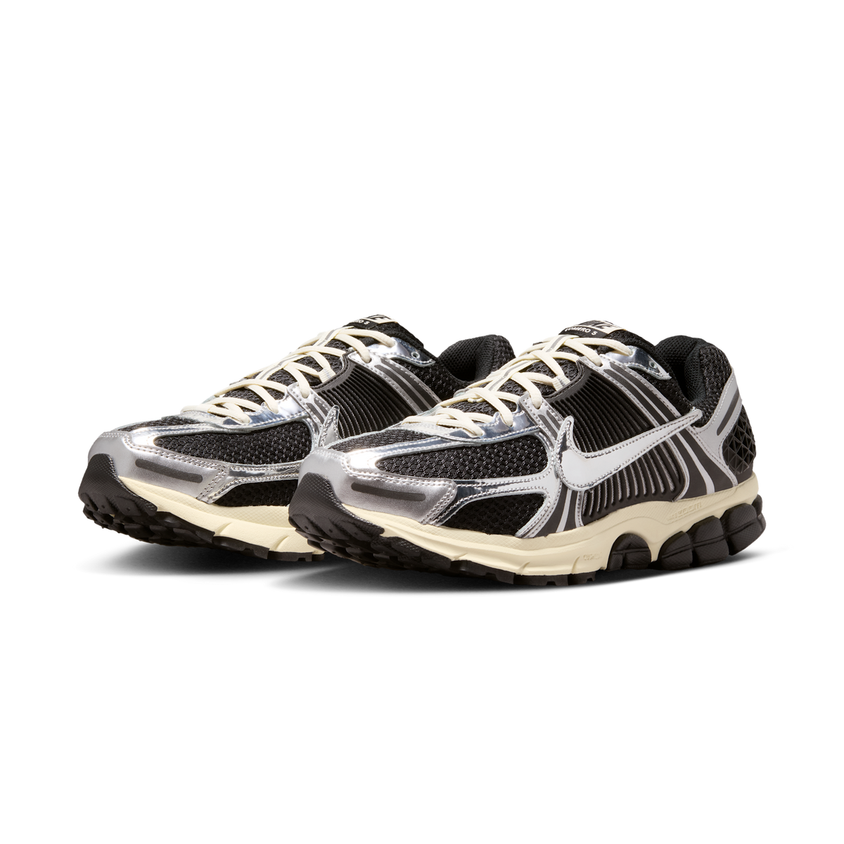 Nike Zoom Vomero 5 Black Metallic Silver Coconut Milk Chrome