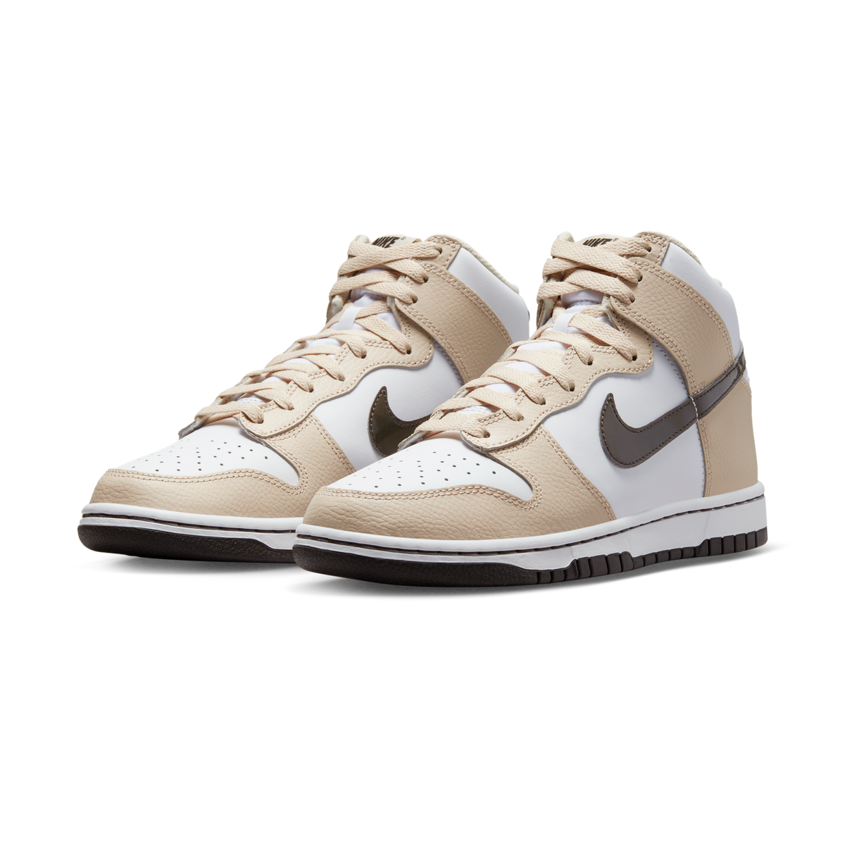 Nike Dunk High White Sanddrift Brown (Women's) | FD9874-100