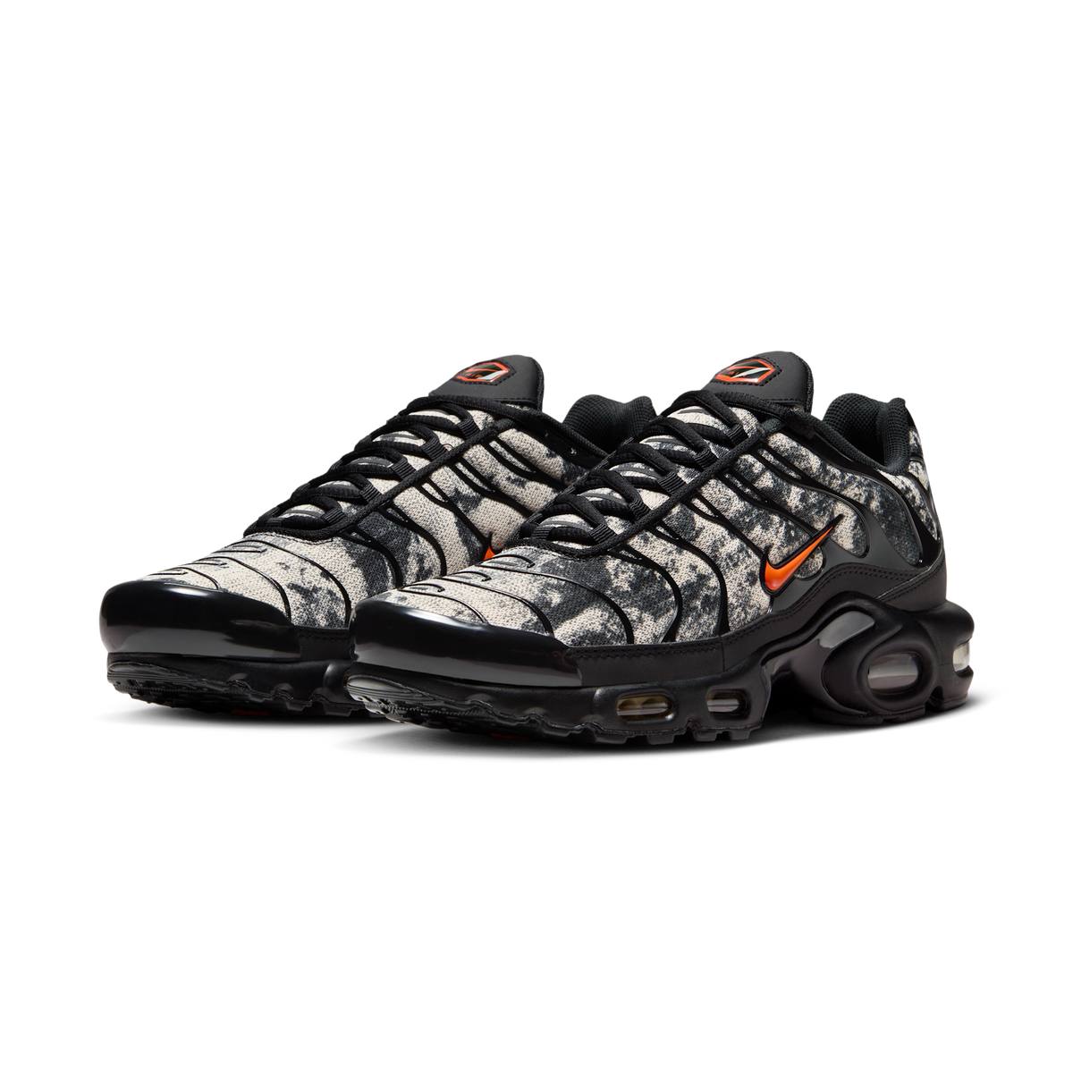 Nike Air Max Plus Camo Black Safety Orange | FV6913-001