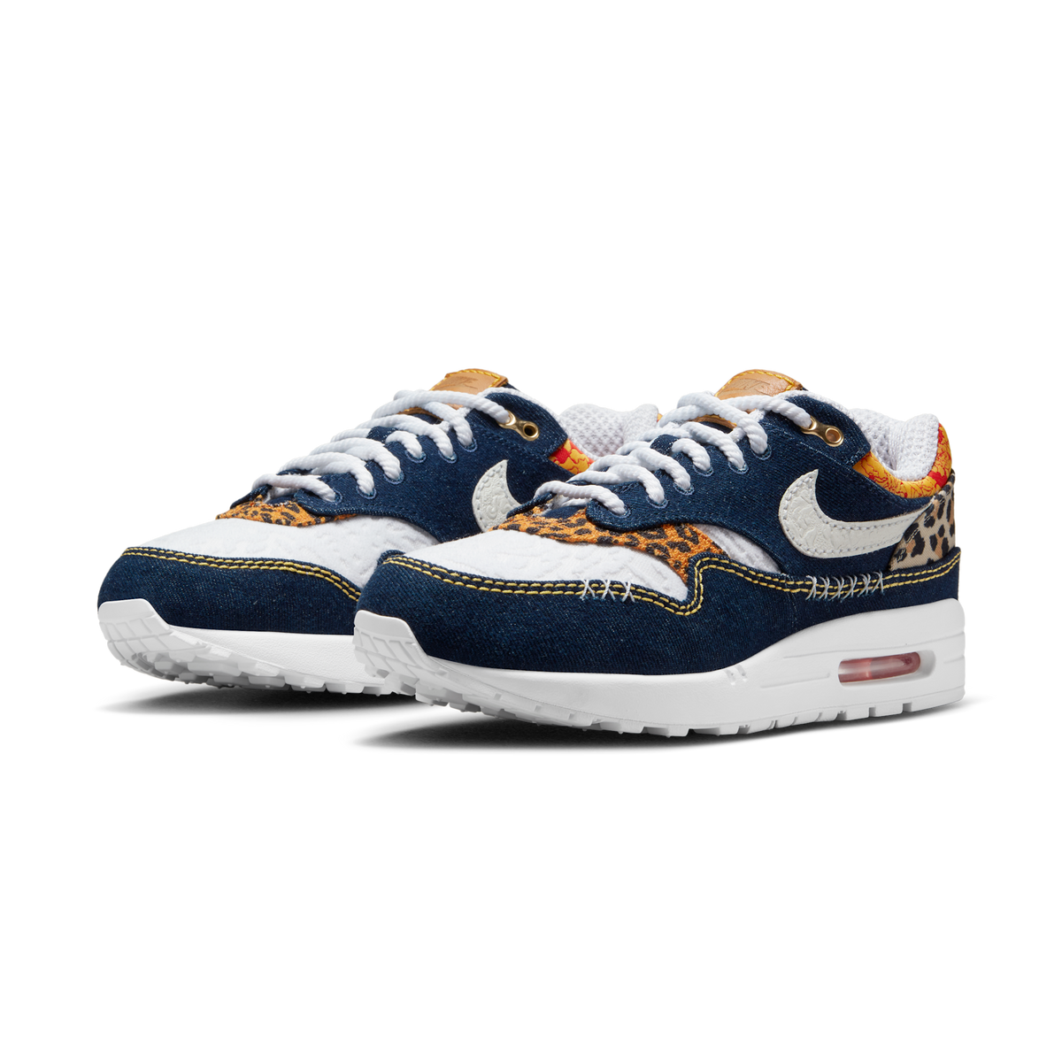 Nike Air Max 1 Premium Denim Leopard