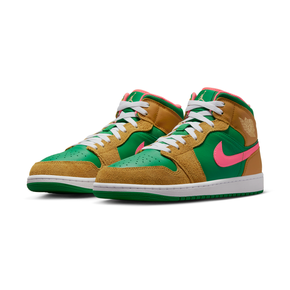 Jordan 1 Mid SE Wheat Watermelon
